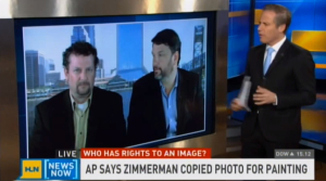 AP Photographer Appears on HLN On The Case to Discuss Zimmerman Painting Copyright Issue